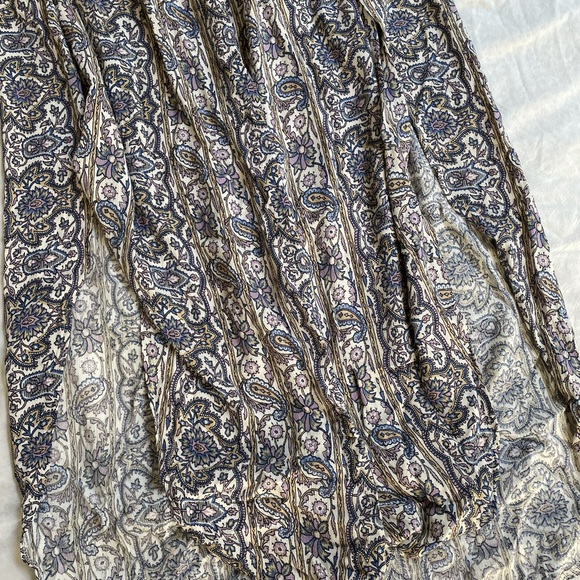 American Eagle | Paisley Double Slit Maxi Skirt - Picture 3 of 3